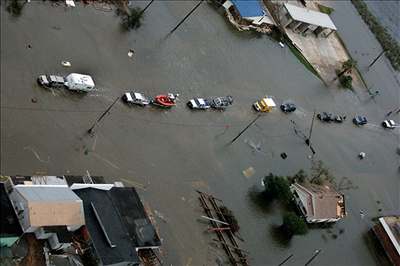 A tetina New Orleans je znovu pod vodou.