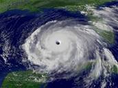 Satelitní snímek hurikánu Rita