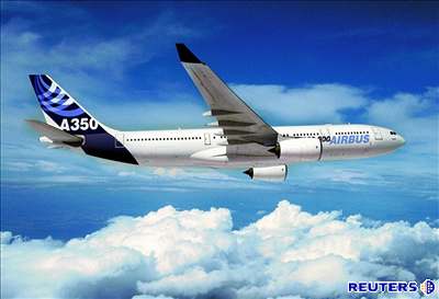 Airbus A350 zane létat v roce 2010.
