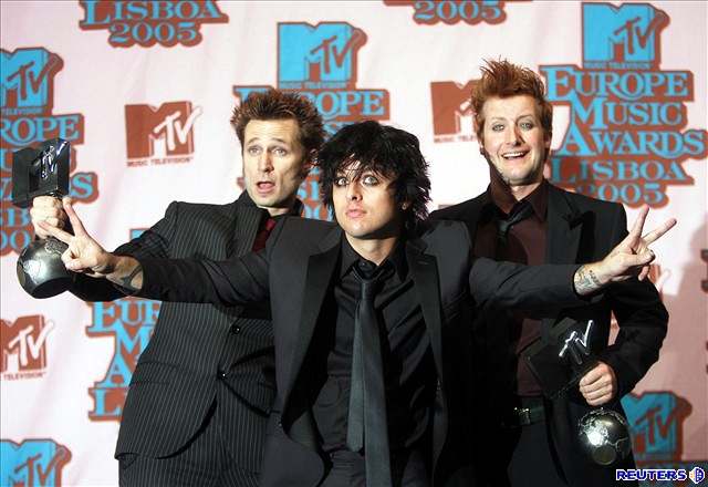 Green Day - Evropské ceny MTV