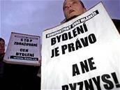 Demonstrace nájemník�