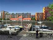 Projekt Prague Marina v Holeovicích.