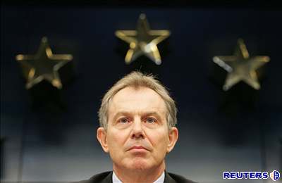Tony Blair na summitu EU