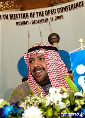 Kuvajtský ministr pro energetiku Ahmad Fahd al - Sabah. (12.prosince 2005)