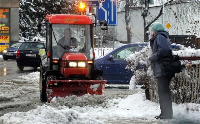 Husté snení a vítr zpsobilo problémy i na Jáchymovsku.