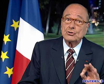 Prezident Chirac usoudil, e situace se vrátila do starých kolejí.