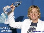 Ellen DeGeneres na pedávání cen People's Choice.