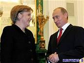 Angela Merkelová jednala v Moskv s Vladimirem Putinem