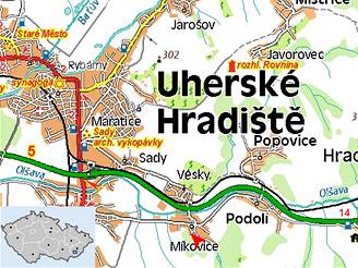 Tragick nehoda uzavela silnici na Uherskohradisku