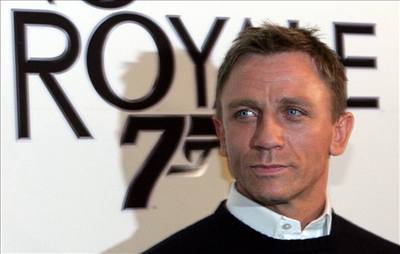 Herec Daniel Craig v Praze