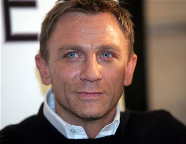 Herec Daniel Craig v Praze