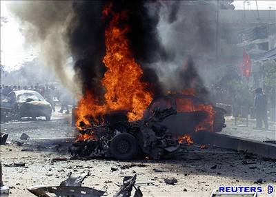 Centrem Bagdádu otásla exploze automobilu