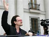 Bono z U2 v Chile