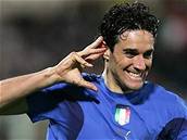 Luca Toni slaví gól