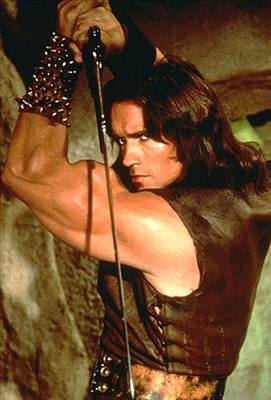 Arnold Schwarzenegger ve filmu Barbar Conan.