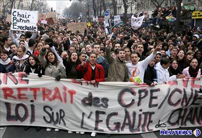 Studentské nepokoje ve Francii