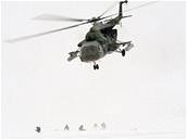 Armáda pedstavila nové vrtulníky z Ruska - Nový transportní vrtulník Mi-171.