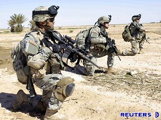 Obvinní elí tyi vojáci USA, kteí dosud slouí v Iráku. Ilustraní foto