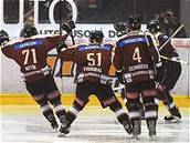 Radost hokejist� Sparty