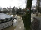 Rozvodnná Morava v Olomouci