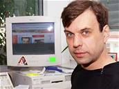 Petr Rychlý b�hem on-line rozhovoru na iDNES.