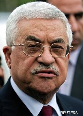 Palestinský prezident Mahmúd Abbás.