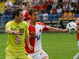 Jihlava - Slavia, Ivo Svoboda a Miroslav Holeák