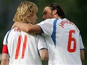 Pavel Nedvd a Marek Jankulovski