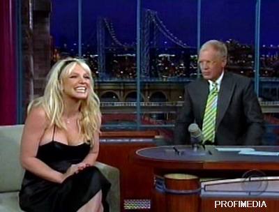 Britney Spearsová přiznala své těhotenství v úterní televizní show Davida Lettermana