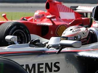 Velká cena Kanady: Schumacher a Räikkönen