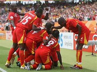 Radost fotbalist Ghany