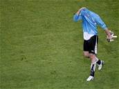 Zklamaný branká� Boruc (Polsko)