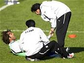Trénink fotbalistů Íránu