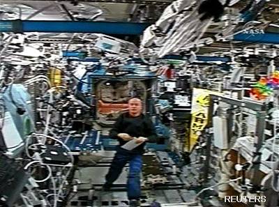 Amerian Jeffrey Williams na vesmírné stanici ISS