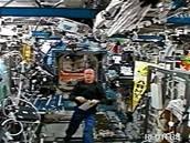 Amerian Jeffrey Williams na vesmírné stanici ISS