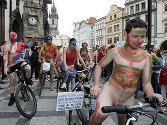 World Naked Bike Ride v Praze