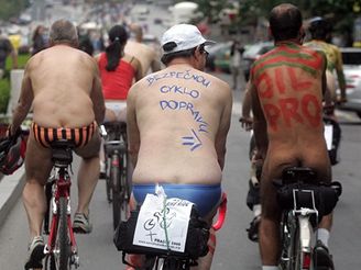 World Naked Bike Ride v Praze