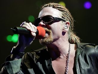 Guns N Roses - koncert v Budapeti (erven 2006) - Axl Rose