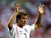 David Beckham pedvádí na fotbalovém ampionátu své umní