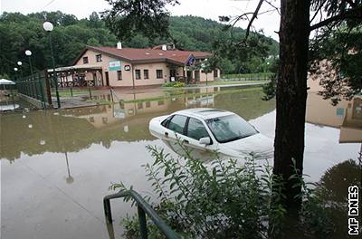 Povodn v eském Krumlov v roce 2006