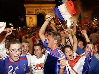 Francouzi oslavují