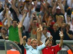 Německo - Portugalsko:  Klinsmann  se raduje