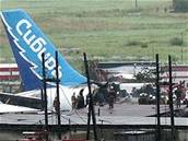 Airbus po havárii v Irkutsku