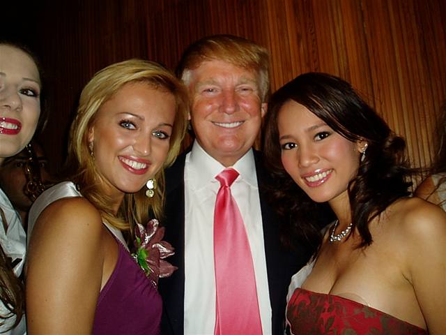 Miss Universe 2006 - eská Miss Renata Langmannová a Donald Trump