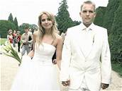 Libor a Marianna mli romantickou svatbu ped pl rokem na zámku Lednice
