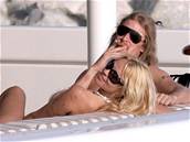 Pamela Andersonová a Kid Rock na dovolené v Saint Tropez