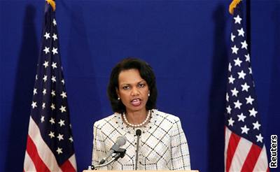 Condoleezza Riceová ví, e mír me být do týdne.