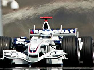 Nick Heidfeld s vozem BMW Sauber