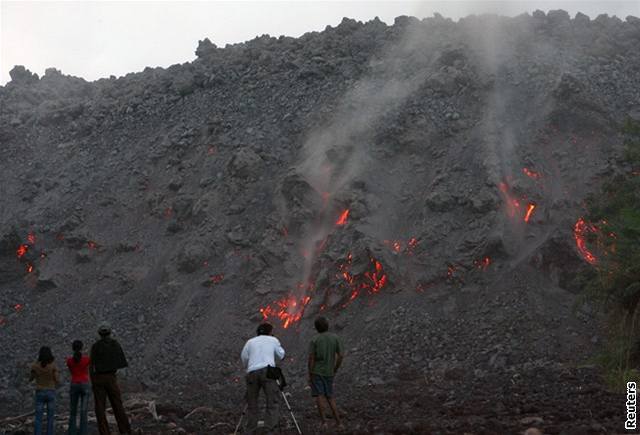 Filipínská sopka Mayon se probudila k ivotu