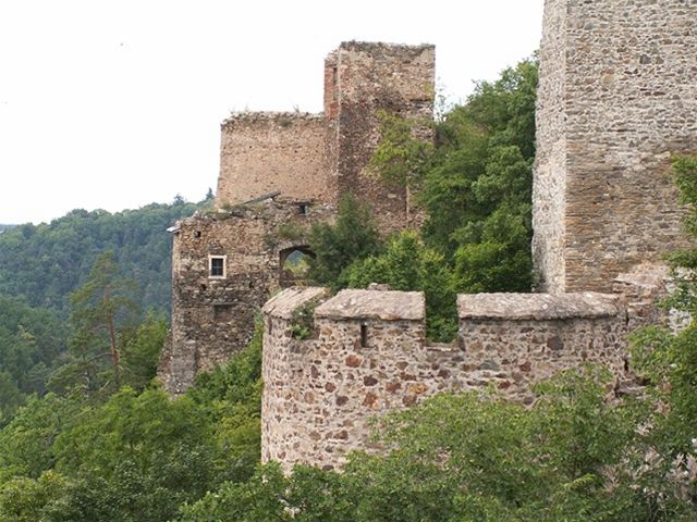 Zícenina hradu Corntejn - Vranovská pehrada 
